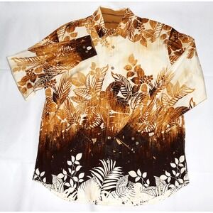 Tommy‎ Bahama Men's Long Sleeve Button Front Shirt Size Medium